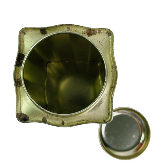 Coke Coca-Cola Tin Container with Lid Vintage1920's Theme Old Fashioned Ladies - Picture 4 of 7